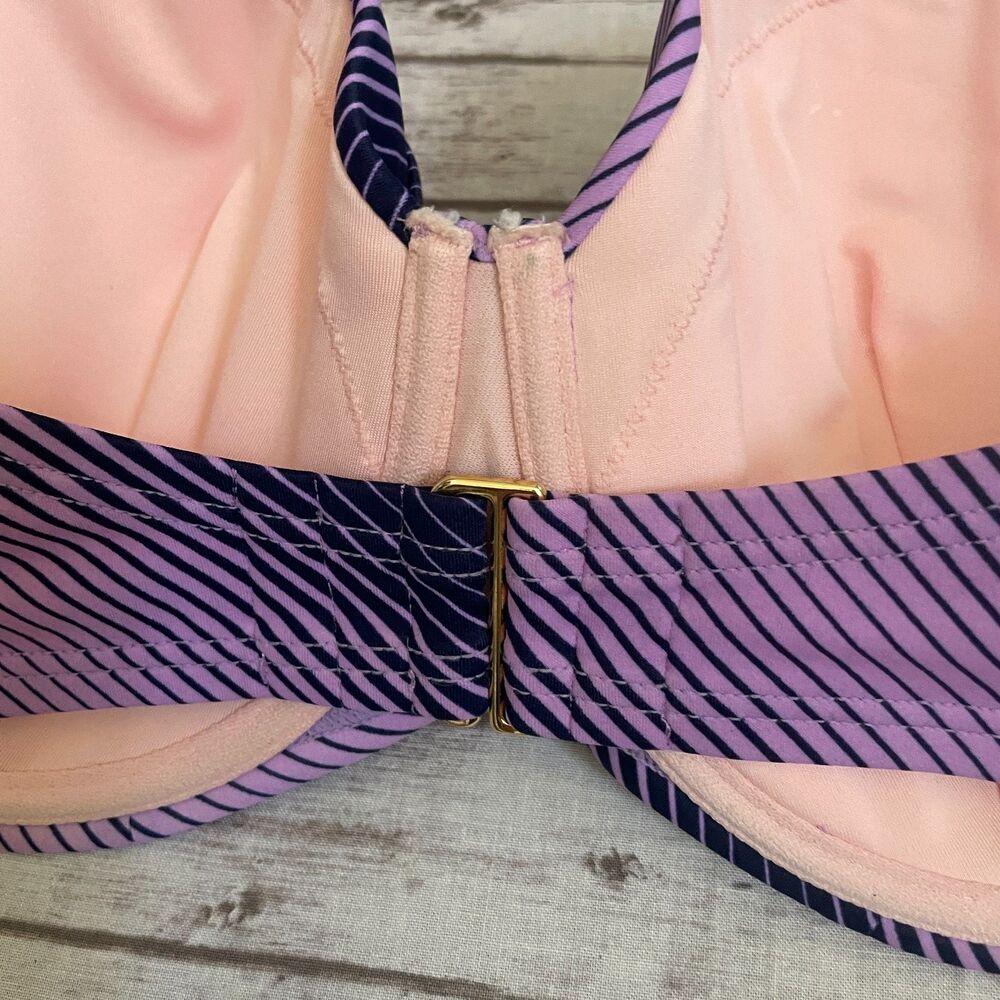 Victoria’s Secret Swimsuit Bikini 2 Piece Set Multicolor Striped Size 36DD/M - Picture 4 of 11